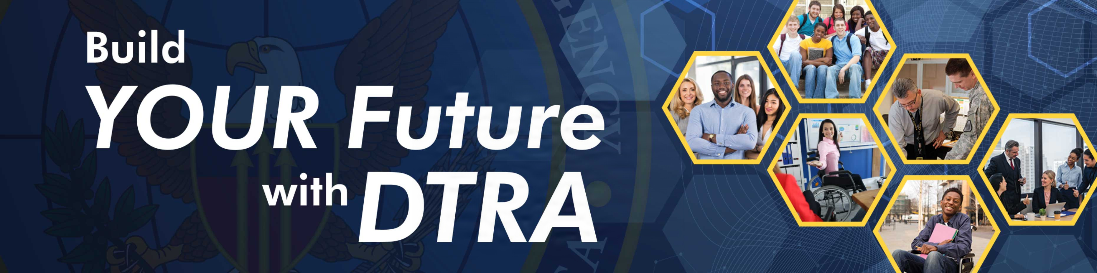 smiling people with the words Build the Future workforce