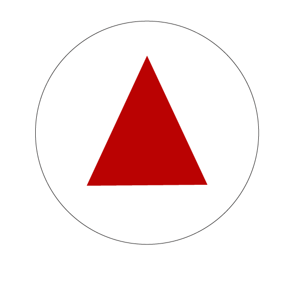 circle with red arrow