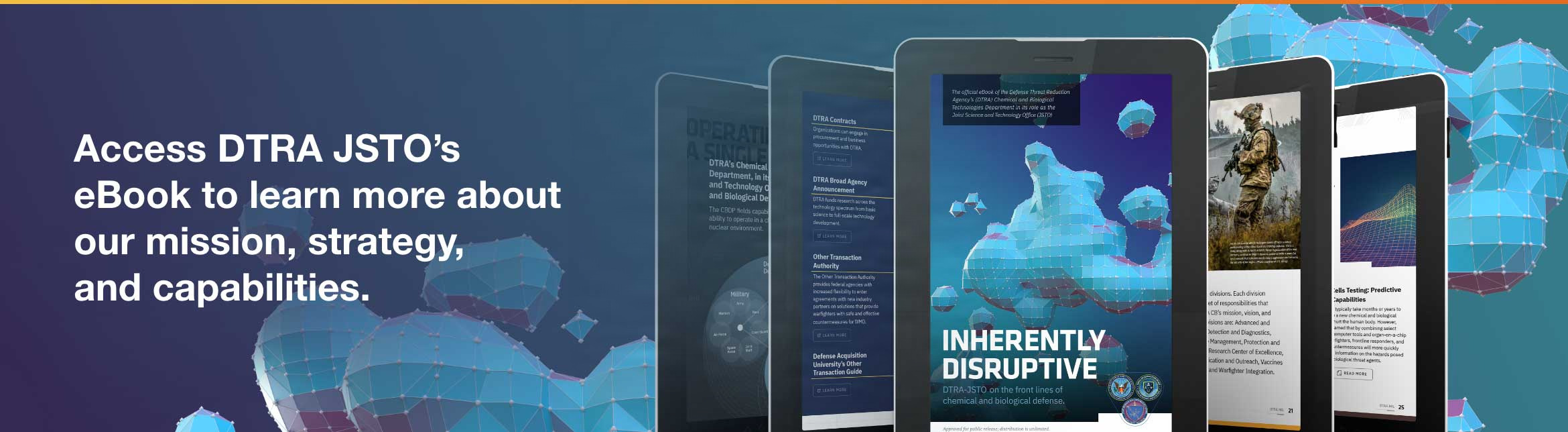 Access DTRA JSTO's eBook to learn more about our mission, strategy and capabilities.