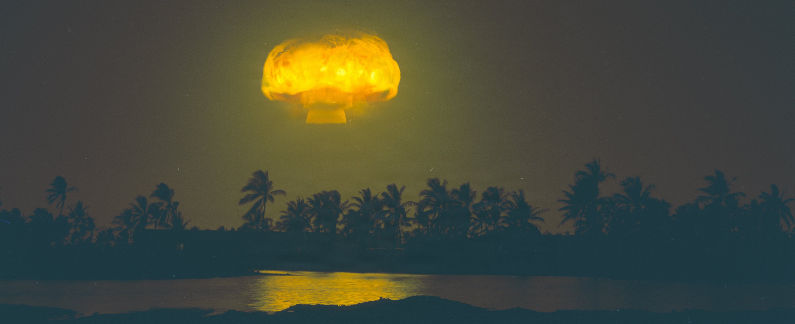 Nuclear weapons effects test photo from Operation Dominic, Shot Bluestone, 30 June 1962