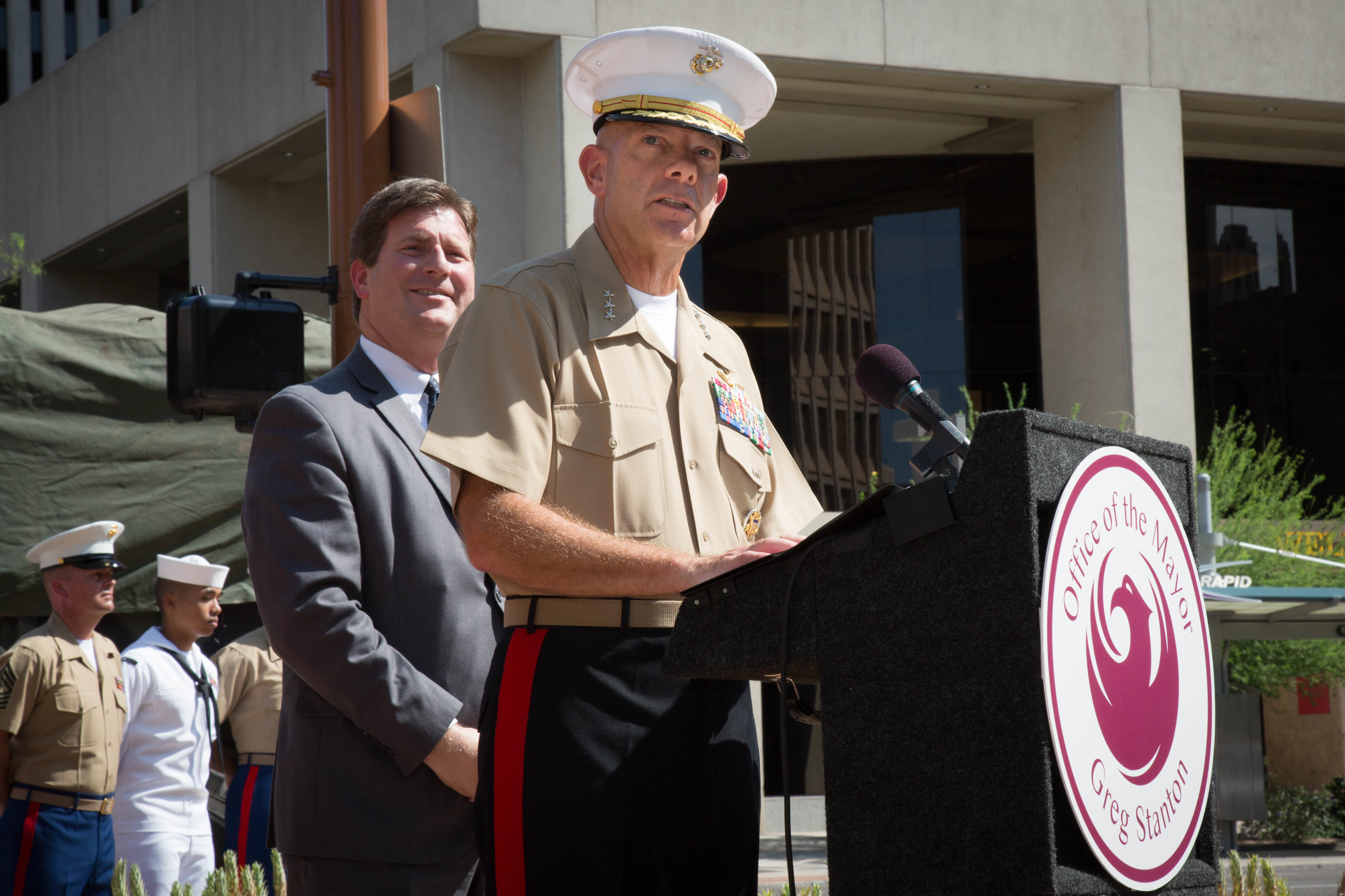 Phoenix Mayor announces Marine Week Phoenix