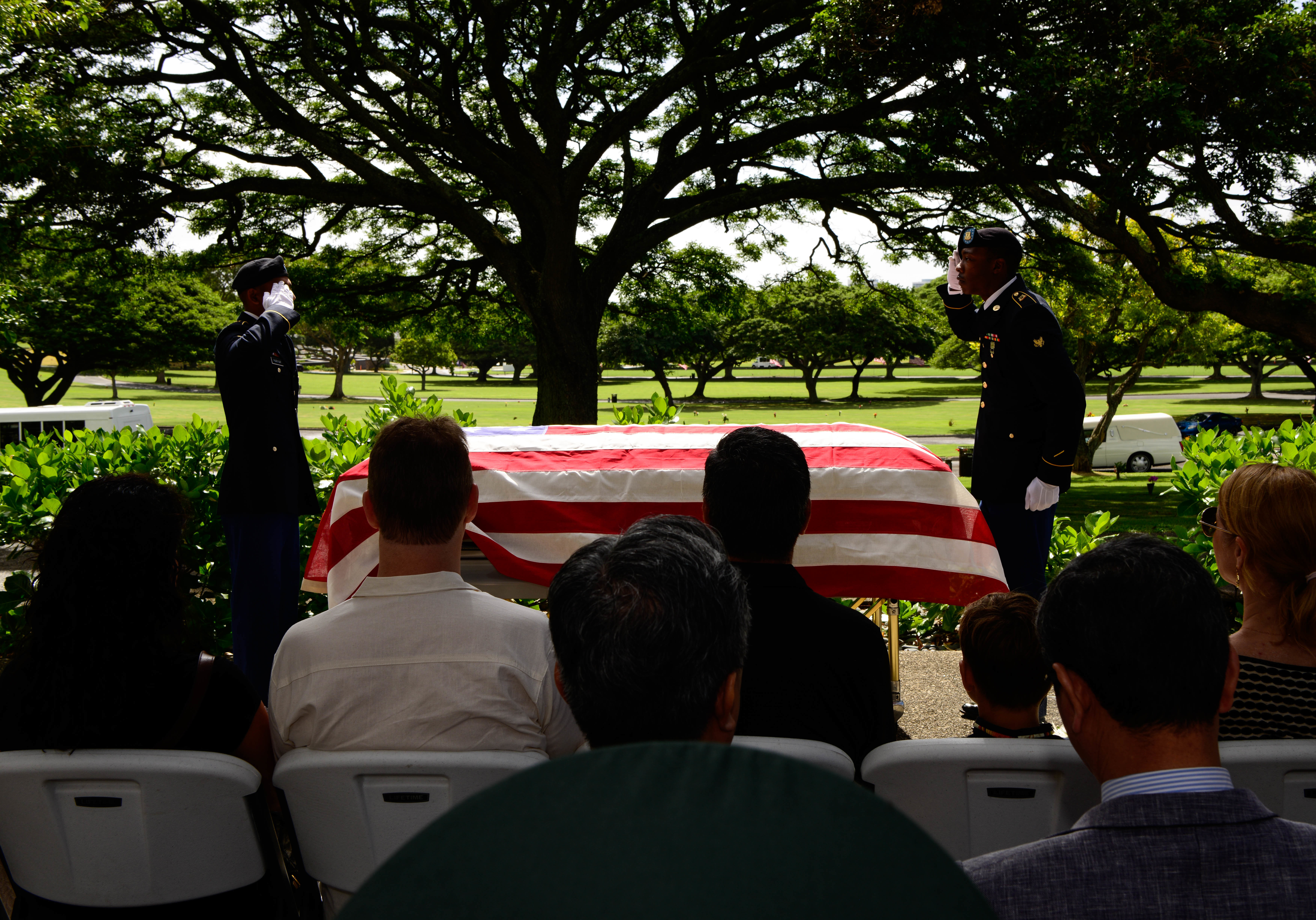 Funeral of U.S. Army Pfc. Albert E. Atkins