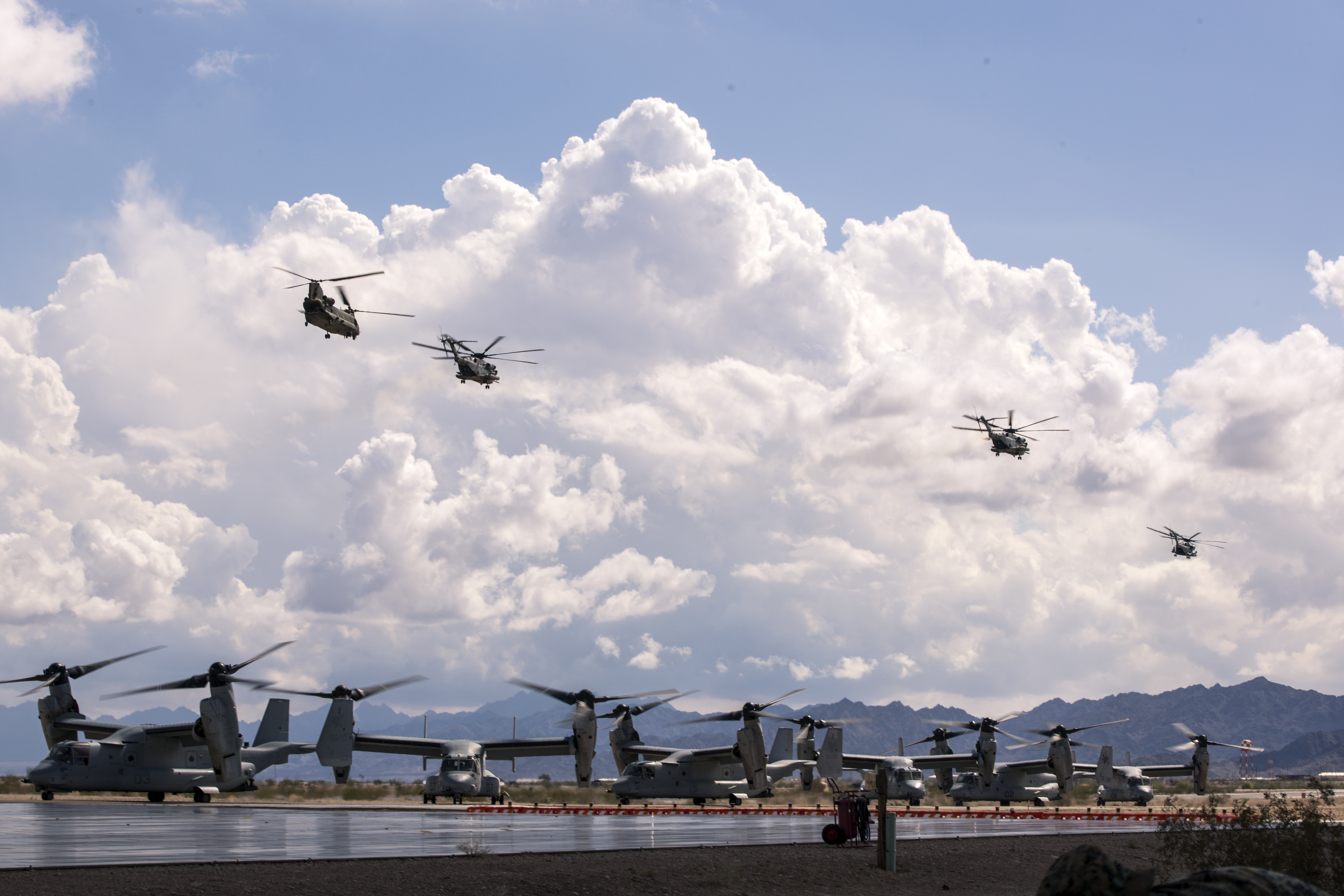 U.S. Marines Conduct Extraction at Laguna Army Air Field