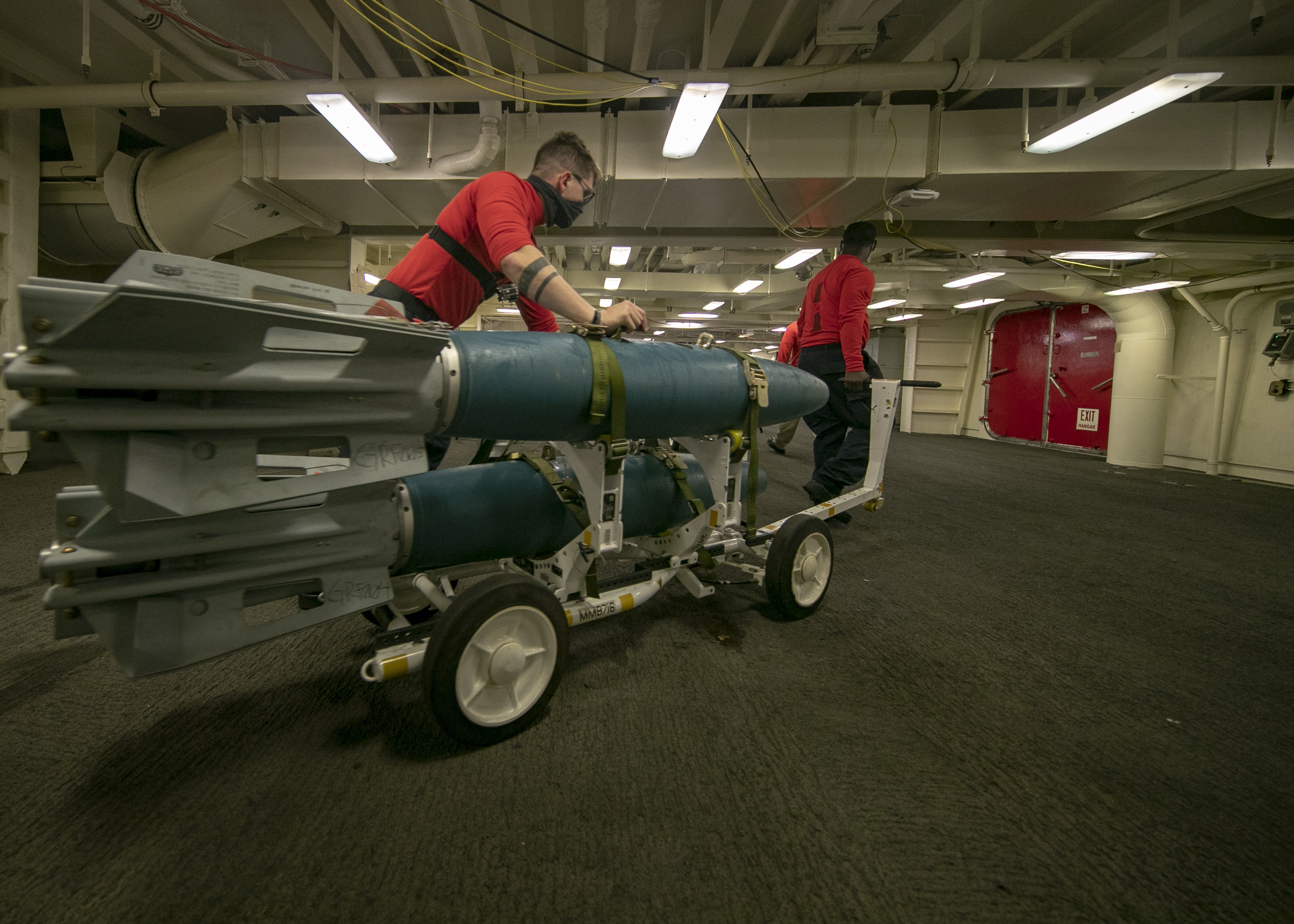 USS Gerald R Ford Advanced Weapons Elevators