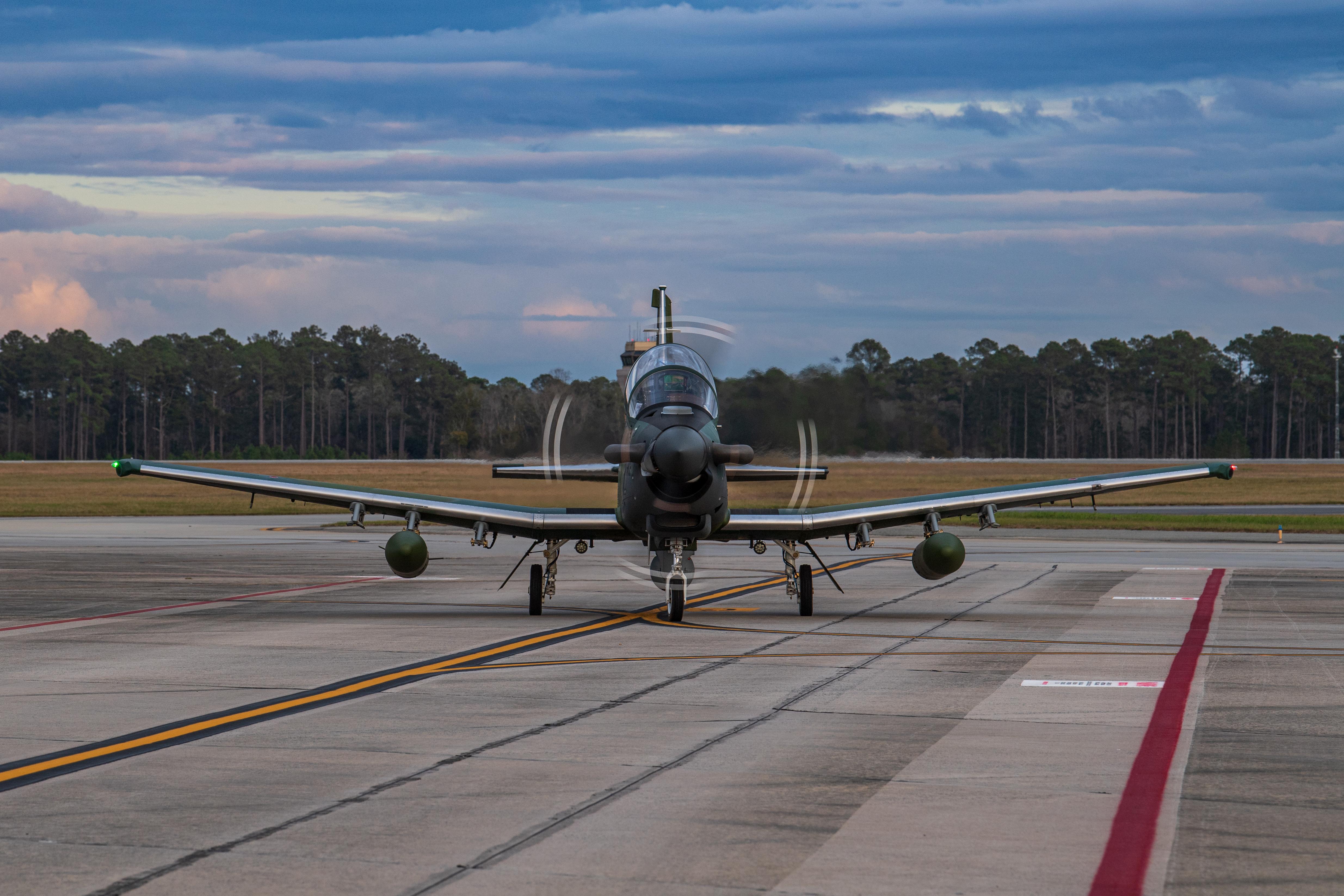 AT-6 Wolverine arrives at Moody AFB