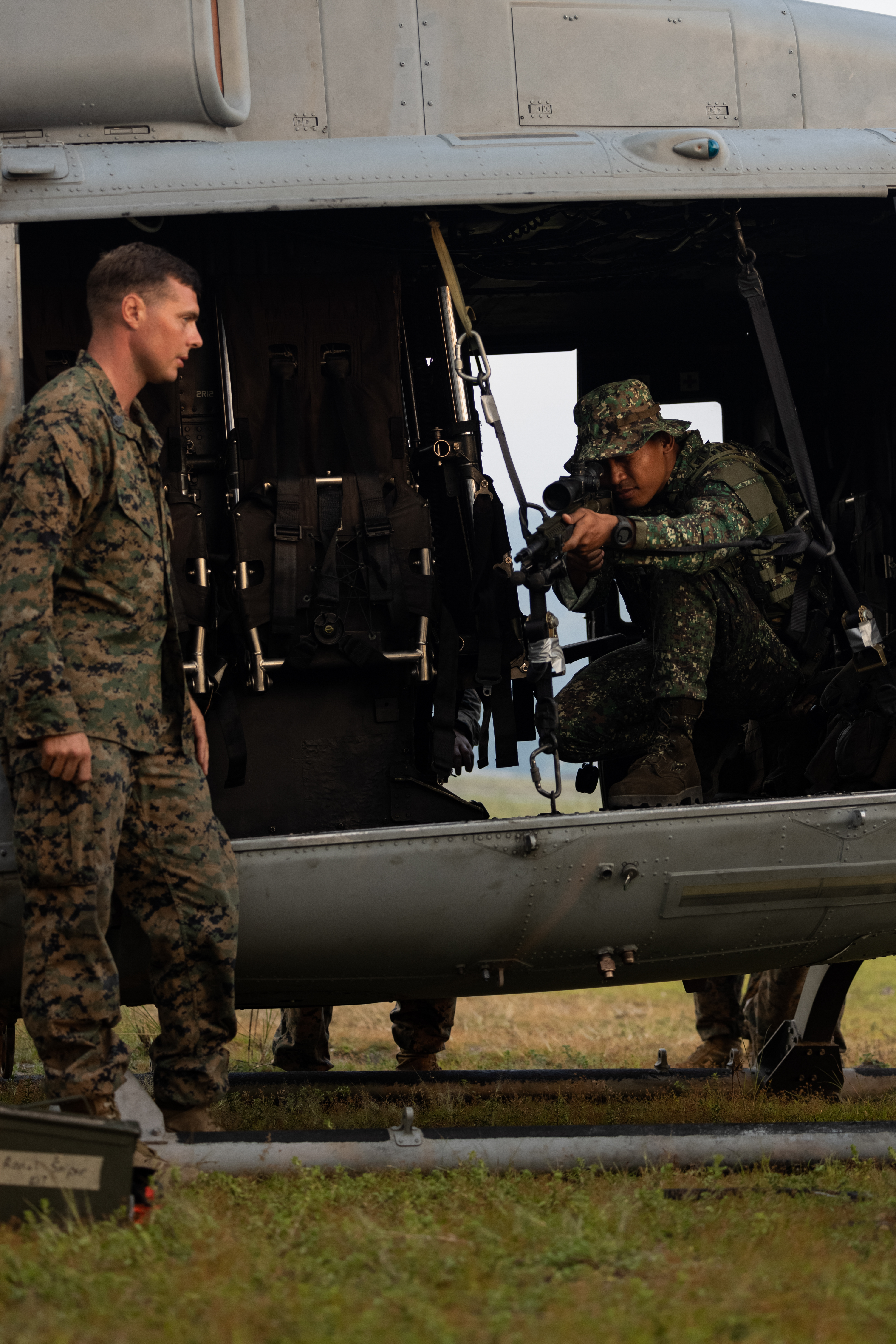 MASA | Filipino and U.S. Marines Practice Aerial Sniping Techniques
