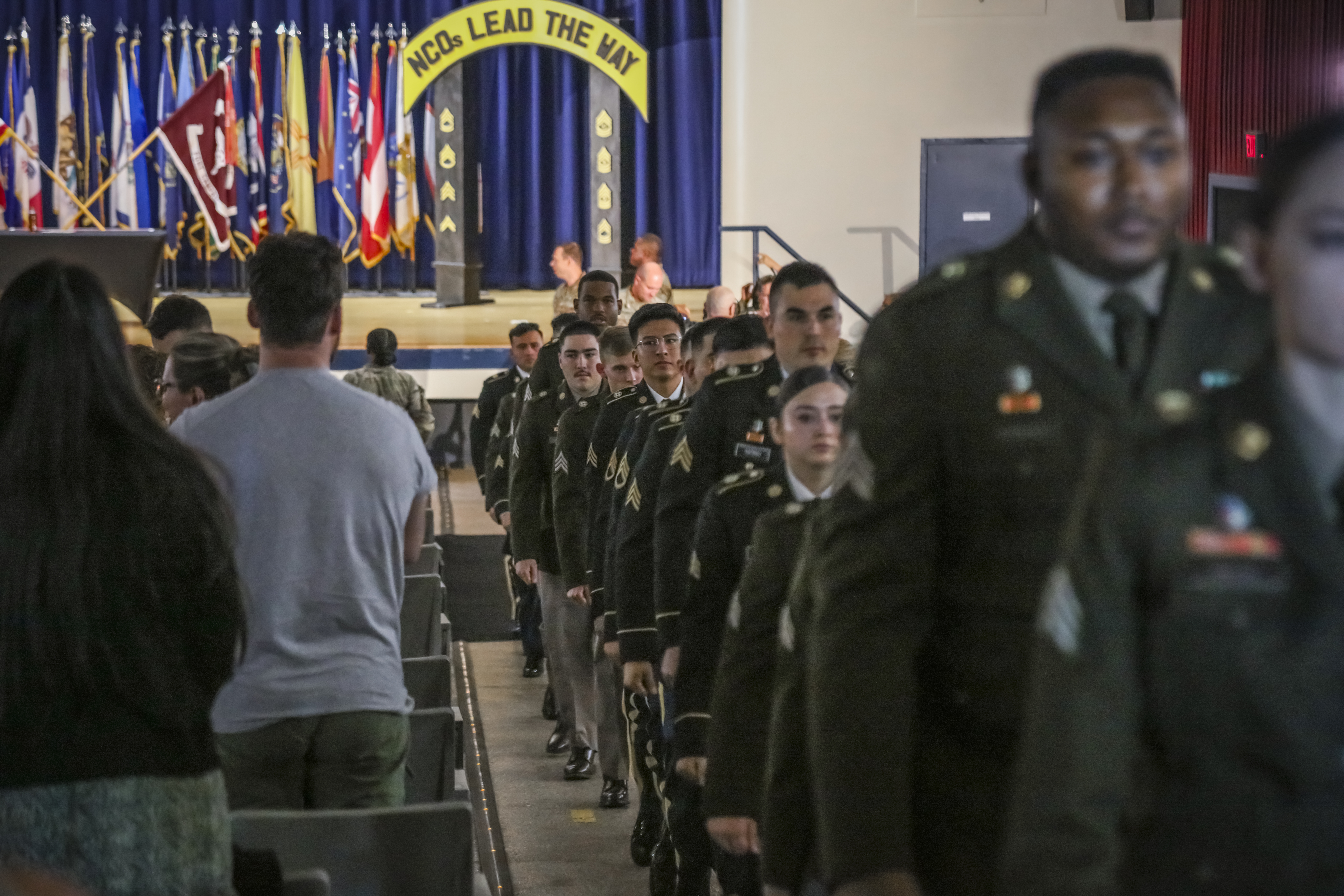 BACH Conducts NCO Induction Ceremony